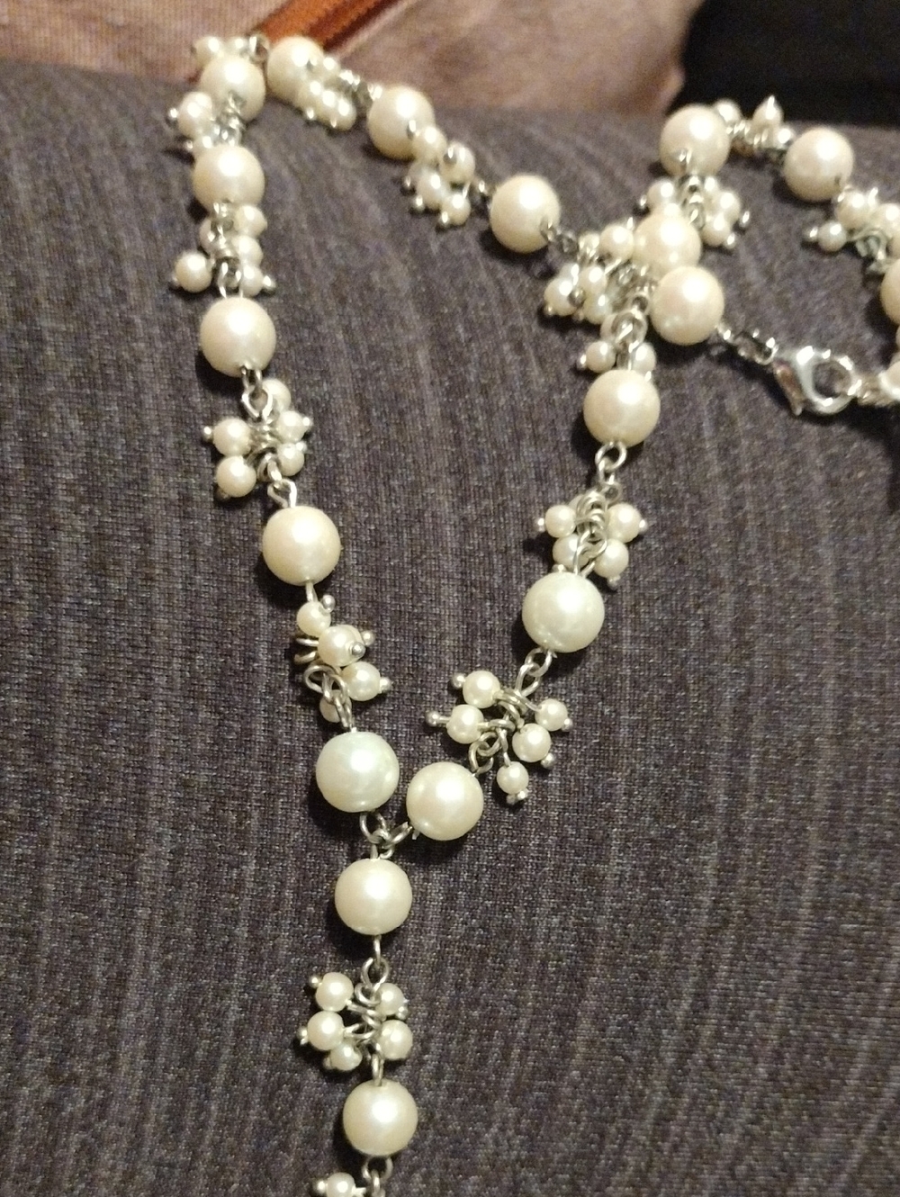 Classic Ivory Pearl Drop Necklace - Women Jewelry